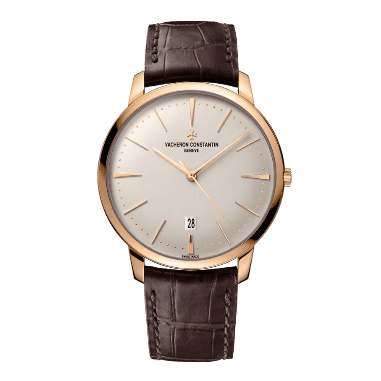 Vacheron Constantin Patrimony Silver Alligator Leather 40mm