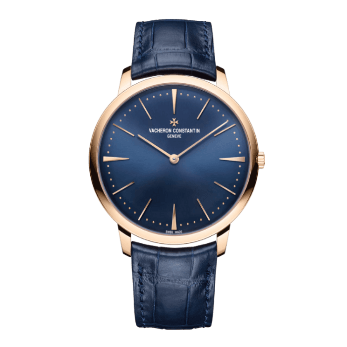 Vacheron Constantin Patrimony Blue Alligator Leather 40mm